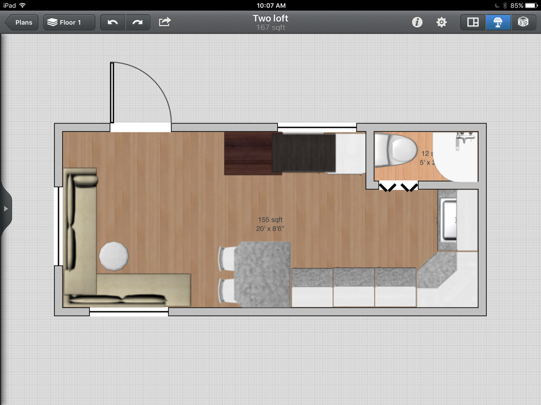 Floor Plans Tiny House In The Big Yard
